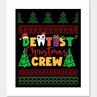 Ugly Christmas Dentist Gifts | Christmas Dentist Sweater Posters and Art